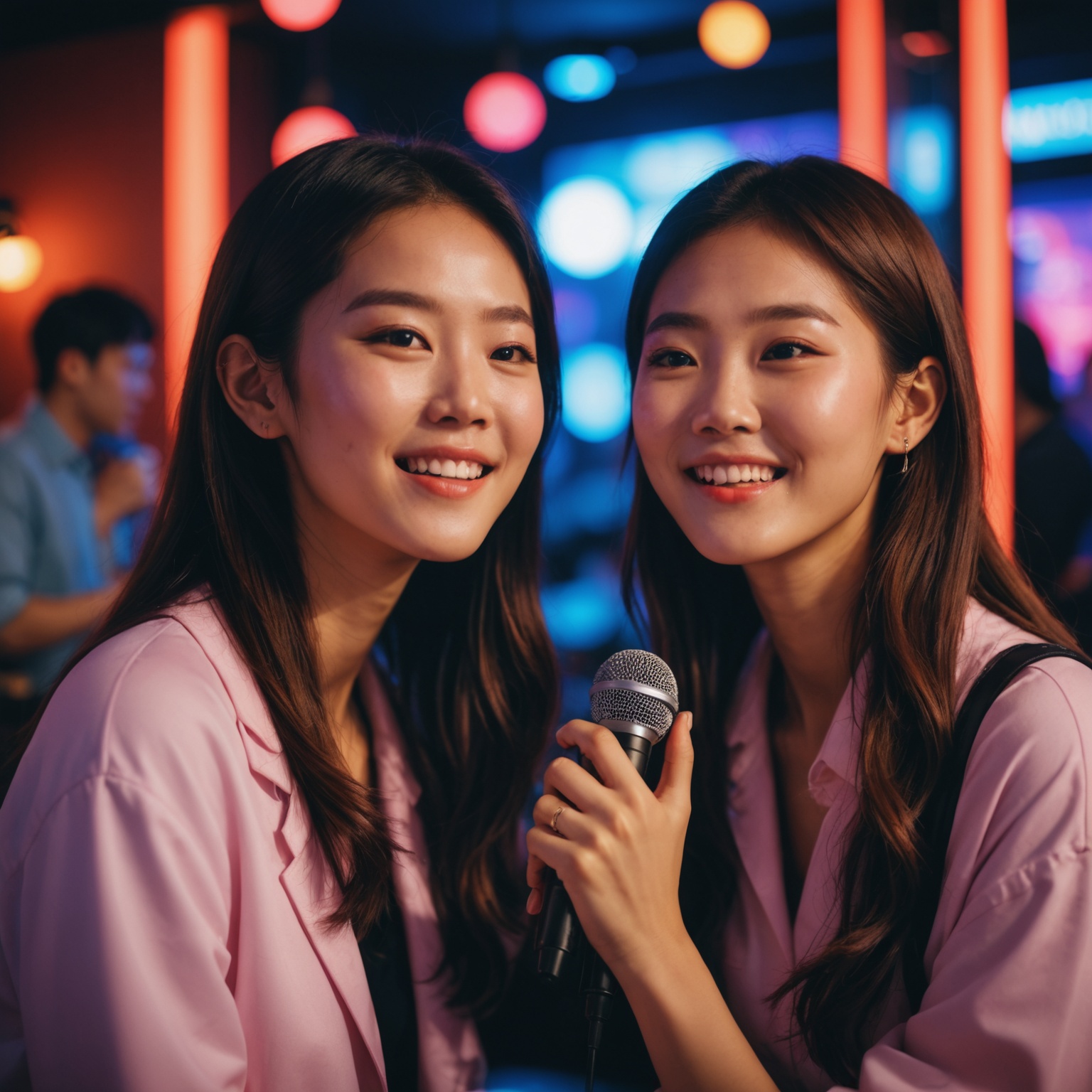 역삼동 가라오케 내부 여성